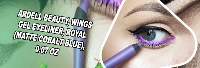 Cobalt blue eyeliner