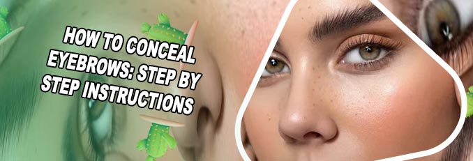 Concealing eyebrows
