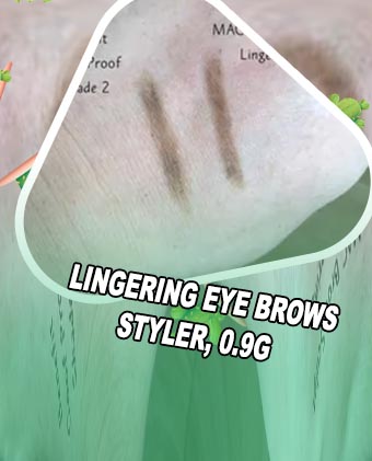 Mac eyebrow lingering