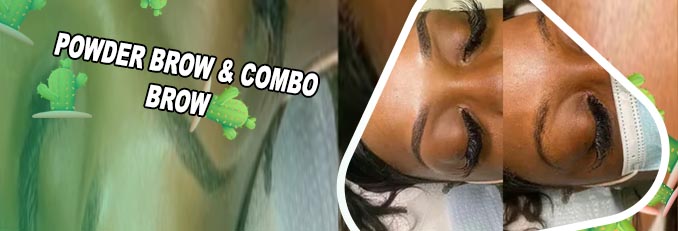 Ombre powder brows