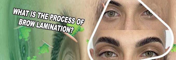 Over processed brow lamination