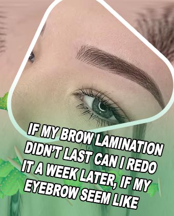 Perming my eyebrows